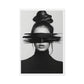 Woman Portrait Minimalist Art Framed Canvas