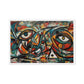 Picasso Style Art Framed Canvas