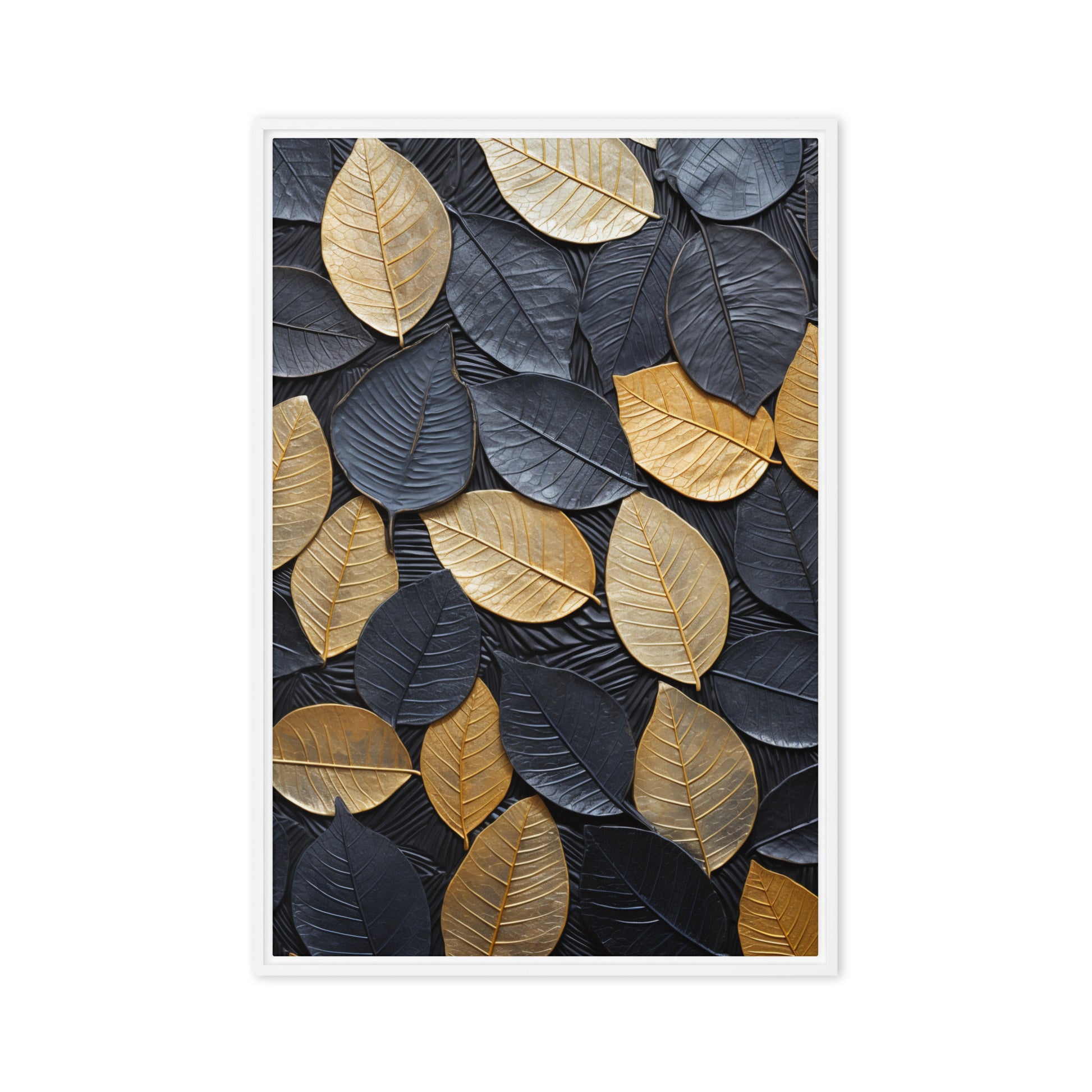 Leaves Luxury Art Framed Canvas
