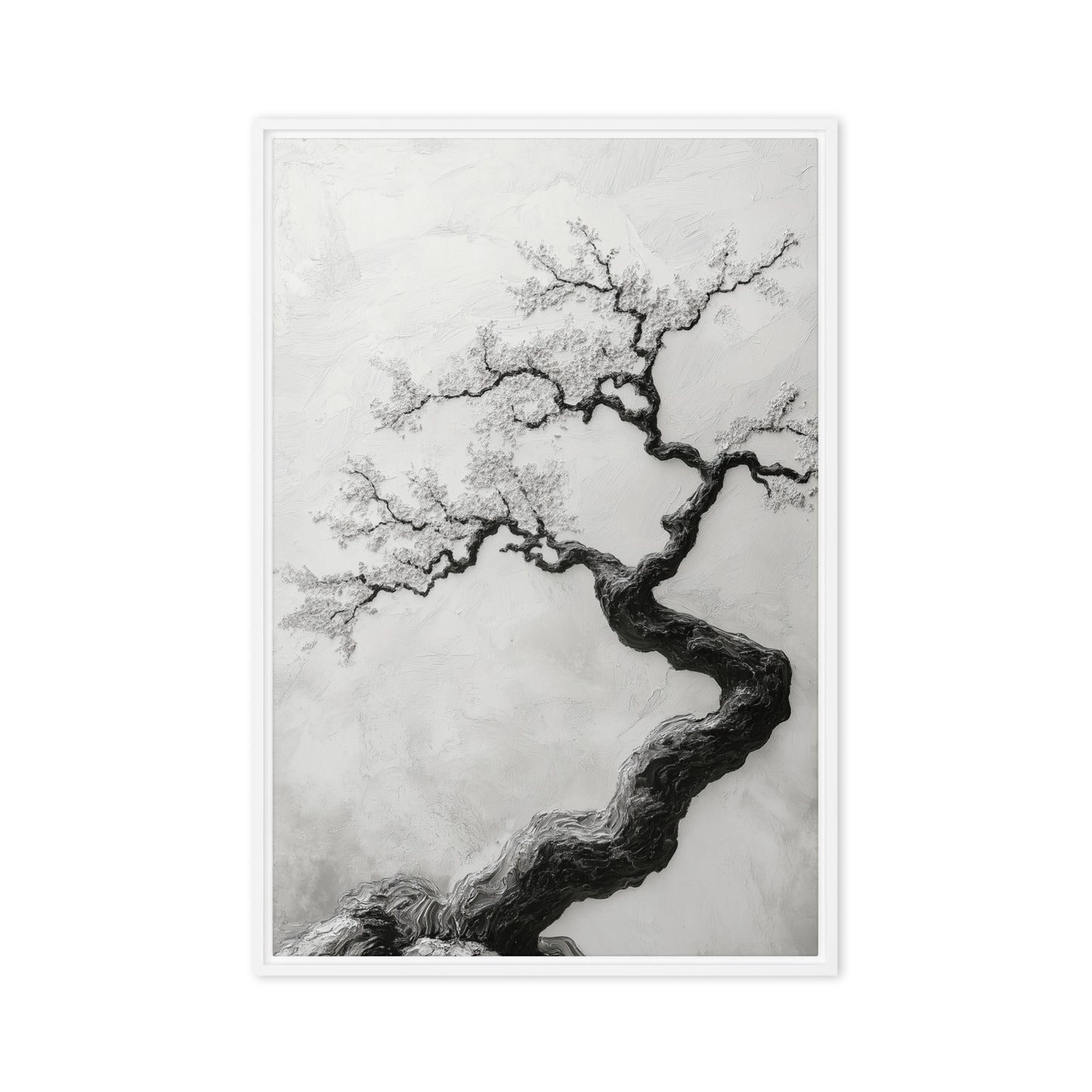 Sakura Wabi Sabi Art Framed Canvas