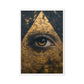 Illuminati Eye Luxury Art Framed Canvas