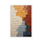 Earth Tone Modern Art Framed Canvas