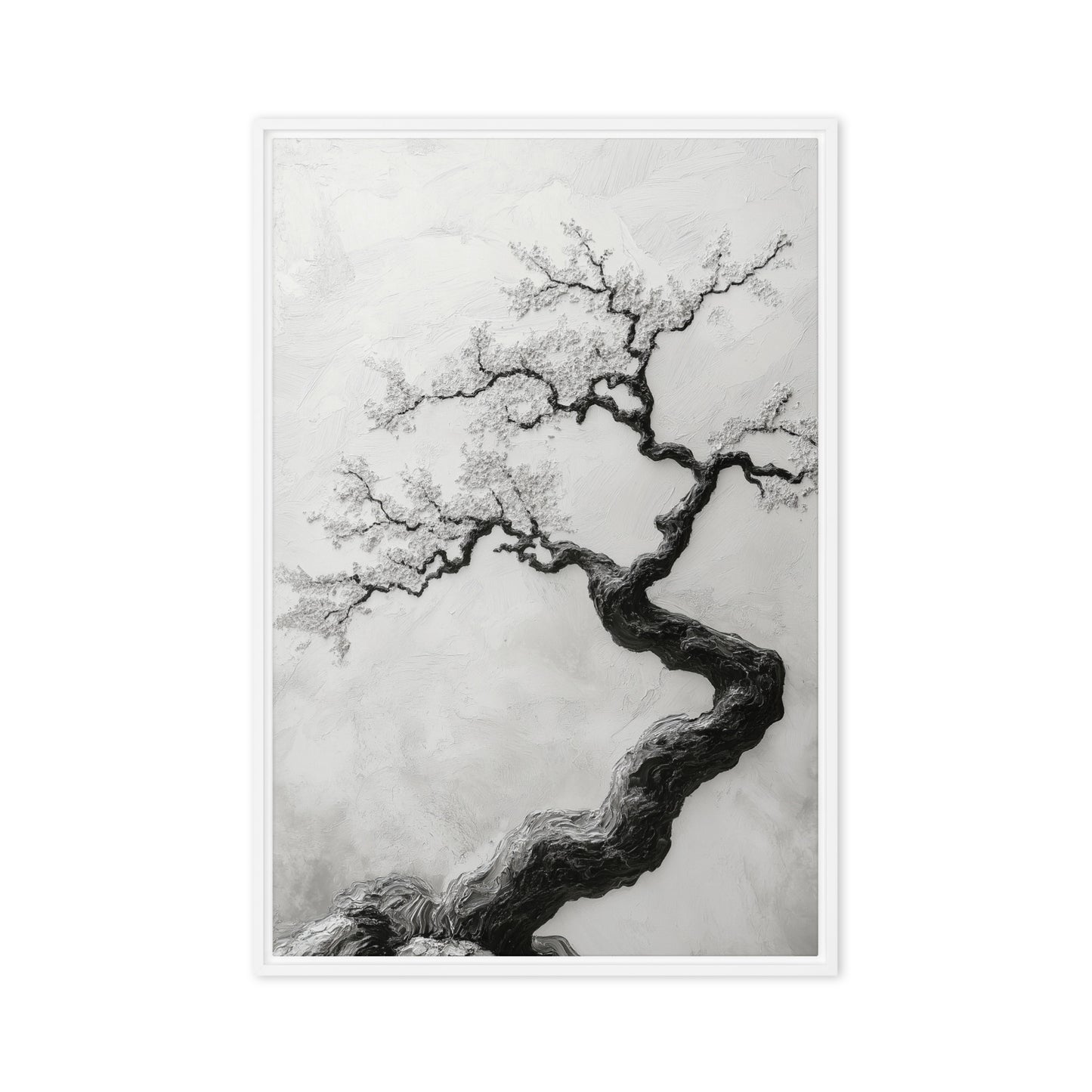 Sakura Wabi Sabi Art Framed Canvas